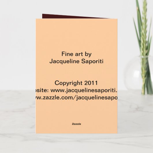 Carte belles d'été (Dos)