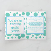 Carte BELLES EXPRESSIONS -Anniversaire (Intérieur)