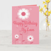 Carte BELLES EXPRESSIONS saluant (Fleur jaune)