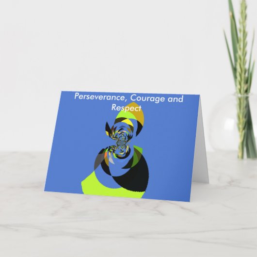 Carte Belles illustrations de silhouette féminine coloré (Devant)