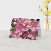 Carte Belles Lys Roses (Fleur jaune)
