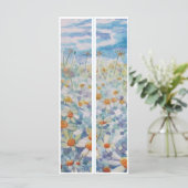 Carte Belles marguerites Deux Signets (Debout devant)