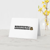 Carte Belles/marmottes (Fleur jaune)