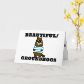 Carte Belles/marmottes (Fleur jaune)