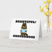 Carte Belles/marmottes (Fleur jaune)