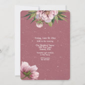 Carte Belles Peonies Bourguignonnes En Bourgogne (Dos)