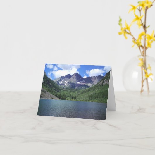 Carte Bells marron Co (Fleur jaune)