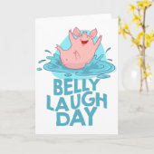 Carte Belly Laugh Day (Fleur jaune)
