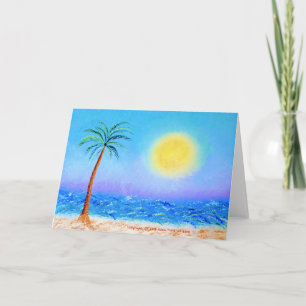 Carte “Belmont’s Beach #4” Original Oil Painting