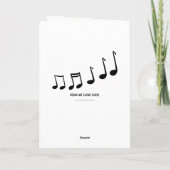 Carte Belt Out a Note Singer Anniversaire (Dos)