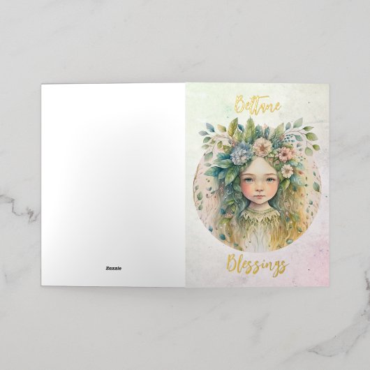 Carte Beltane Foil (Mise à l'extérieur)