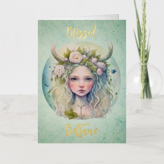 Carte Beltane Foil (Recto)