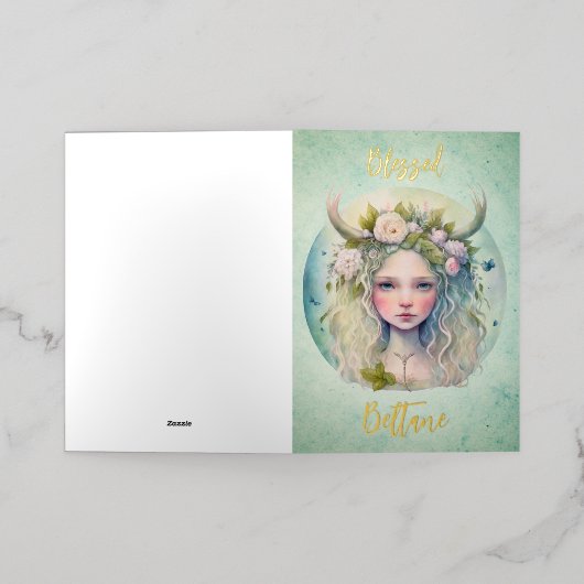 Carte Beltane Foil (Mise à l'extérieur)