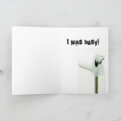 Carte belthday, (Intérieur)