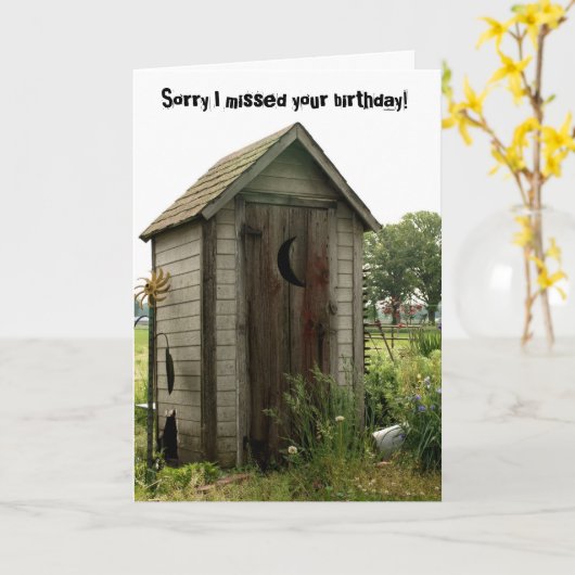 Carte belthday, (Fleur jaune)