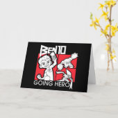 Carte Ben 10 Going Hero (Fleur jaune)