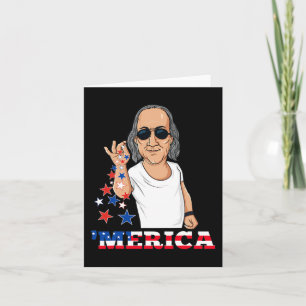 Carte Ben Franklin 4 juillet l'Amérique