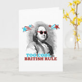 Carte Ben Franklin - Trop Cool pour la domination britan (Fleur jaune)
