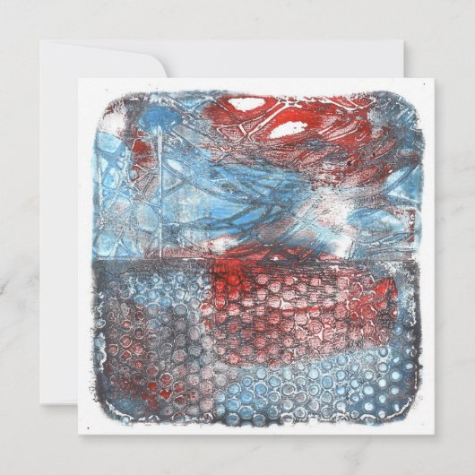 Carte Beneath the Surface gelprint (Devant)