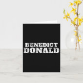 Carte Benedict Donald Président Trump (Fleur jaune)