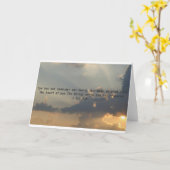 Carte Bénédiction (Fleur jaune)