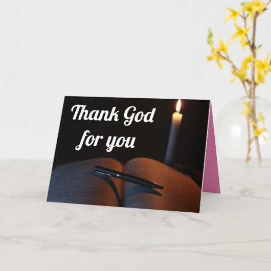 Carte Bénédiction (Fleur jaune)