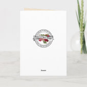 Carte Bénédiction Baptême Vintage bébé fille Angel (Dos)