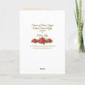 Carte Bénédiction baptismale avec Saint-Esprit (Dos)