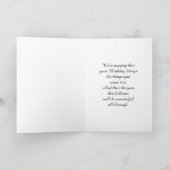 Carte Bénédiction d'anniversaire de toutes les roses rou (Intérieur)