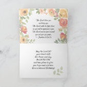 Carte Bénédiction d'anniversaire Le Seigneur Vous Bénit (Intérieur)