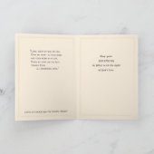 Carte Bénédiction d'anniversaire, religieuse (Intérieur)