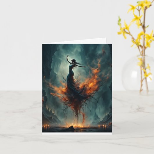 Carte Bénédiction de Beltane (Fleur jaune)