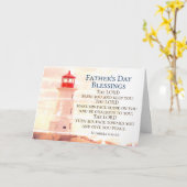 Carte Bénédiction de la fête des pères, numéros 6:24 Pha (Fleur jaune)