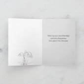 Carte Bénédiction de la nouvelle année Jérémie Bible Écr (Intérieur)