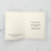 Carte Bénédiction de la nouvelle vie Nouvelle mère catho (Intérieur)