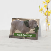 Carte Bénédiction de la Saint Patrick - (Fleur jaune)