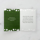 Carte Bénédiction de la Saint-Patrick pour vous (Intérieur)