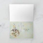 Carte Bénédiction de l'ordination | Anniversaire de l'or (Intérieur)