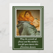 Carte Bénédiction de Noël (Devant / Derrière)