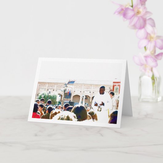 Carte Bénédiction des animaux de compagnie à Spanish Tow (Orchidée)