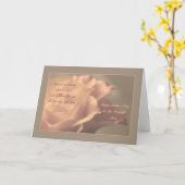 Carte Bénédiction du Rose de la fête des mères (Fleur jaune)