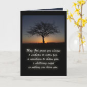 Carte Bénédiction irlandaise (Fleur jaune)