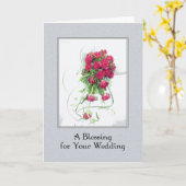 Carte Bénédiction Mariage (Fleur jaune)