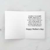 Carte Bénédiction spéciale de la fête des mères (Intérieur)