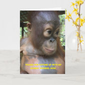 Carte Bénédiction spéciale de la fête des mères (Fleur jaune)