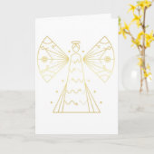 Carte Bénédictions angéliques (Fleur jaune)