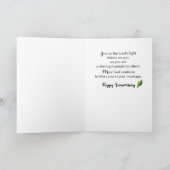 Carte Bénédictions d'anniversaire de mariage pour maman (Intérieur)