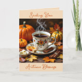 Carte Bénédictions d'automne (Devant)