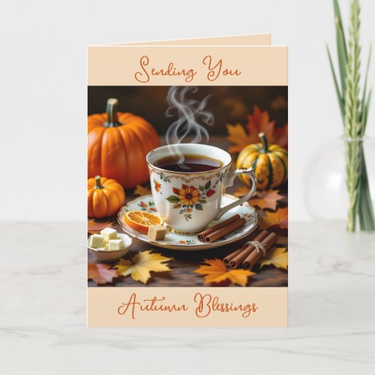 Carte Bénédictions d'automne (Devant)