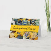 Carte Bénédictions d'automne, pensant à vous (Devant)